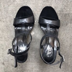 Black “t strap” high heels